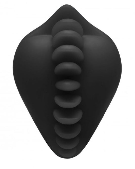 Shagger Extreme Textured Dildo Base for Harness Play by Bumpher - Black