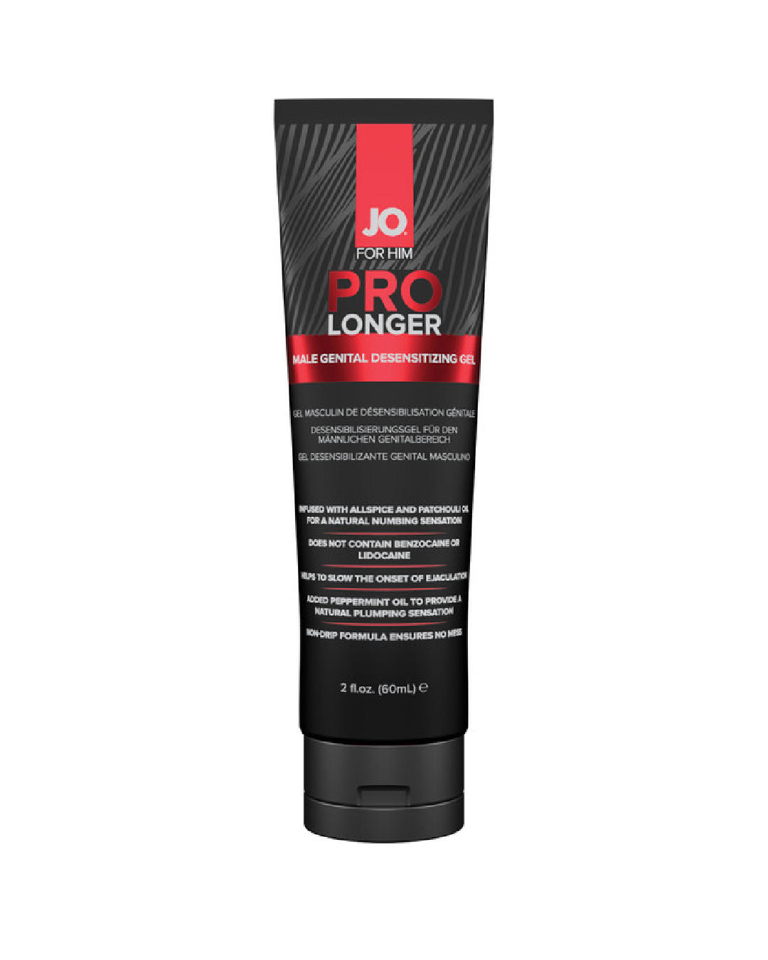 Jo Prolonger Penis Desensitizing Gel 2 Fl Oz / 60ml
