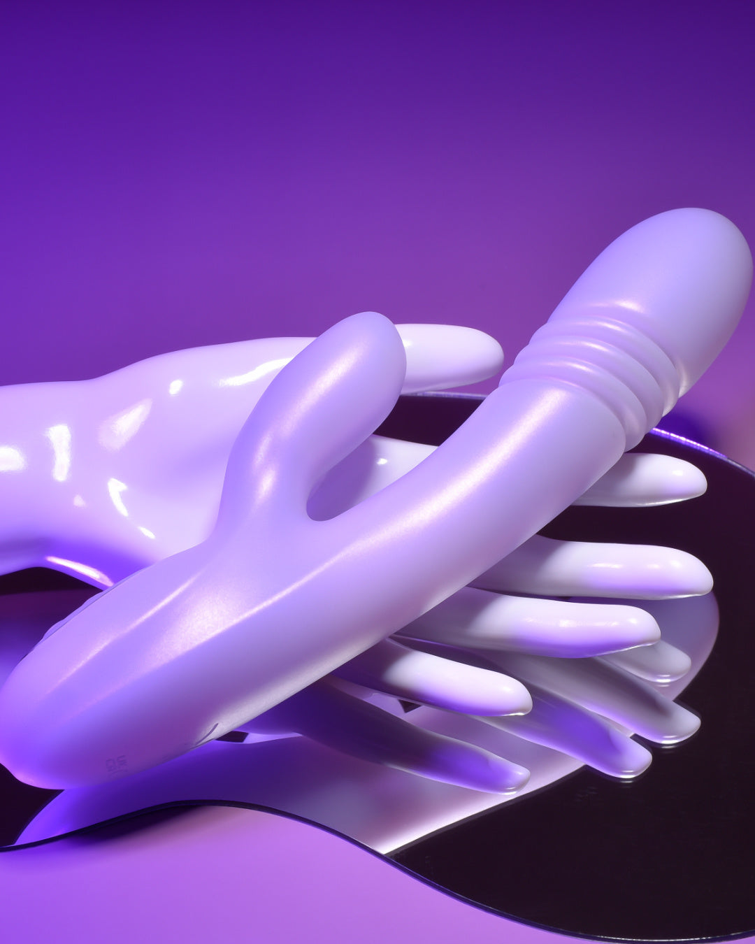 Playboy Bumping Bunny Heating Thrusting Silicone Rabbit Vibrator
