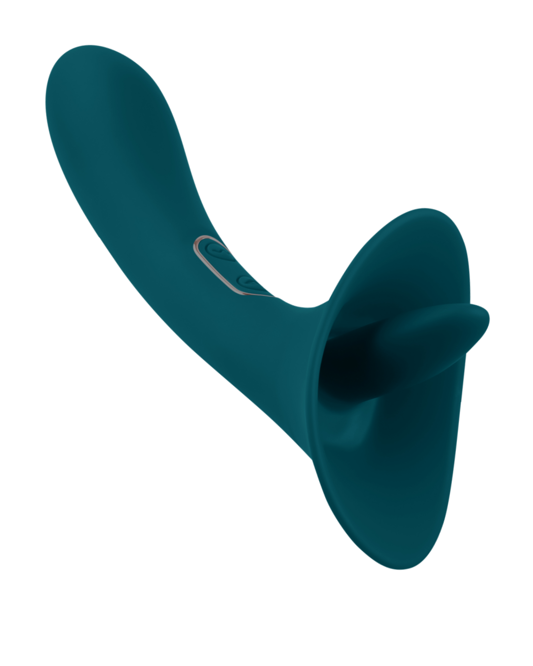 Playboy True Indulgence Dual Ended Flicking Tongue Vibrator - Green
