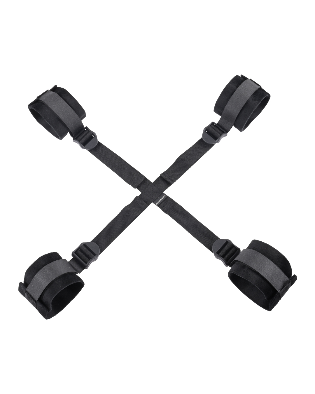 Sex And Mischief Brat Hog Tie black cuffs