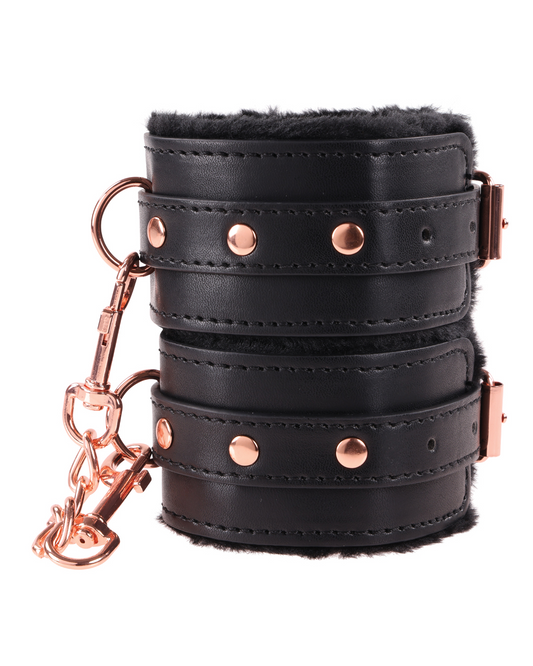 Sex And Mischief Brat 4 Piece Bondage Kit cuffs closed