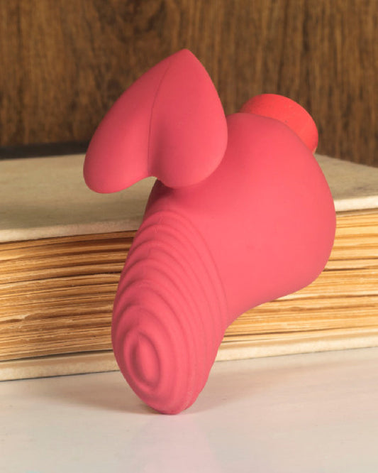Gaia Eco Love Powerful Bullet with Texture Sleeve & Finger Grip - Pink