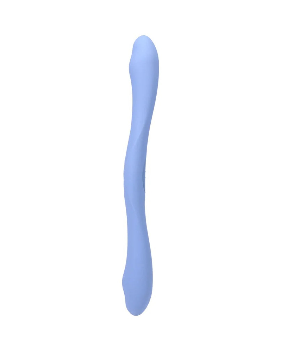 Tryst Duet Double Ended Vibrator with Remote - Dildo positioned sideways showing its curves