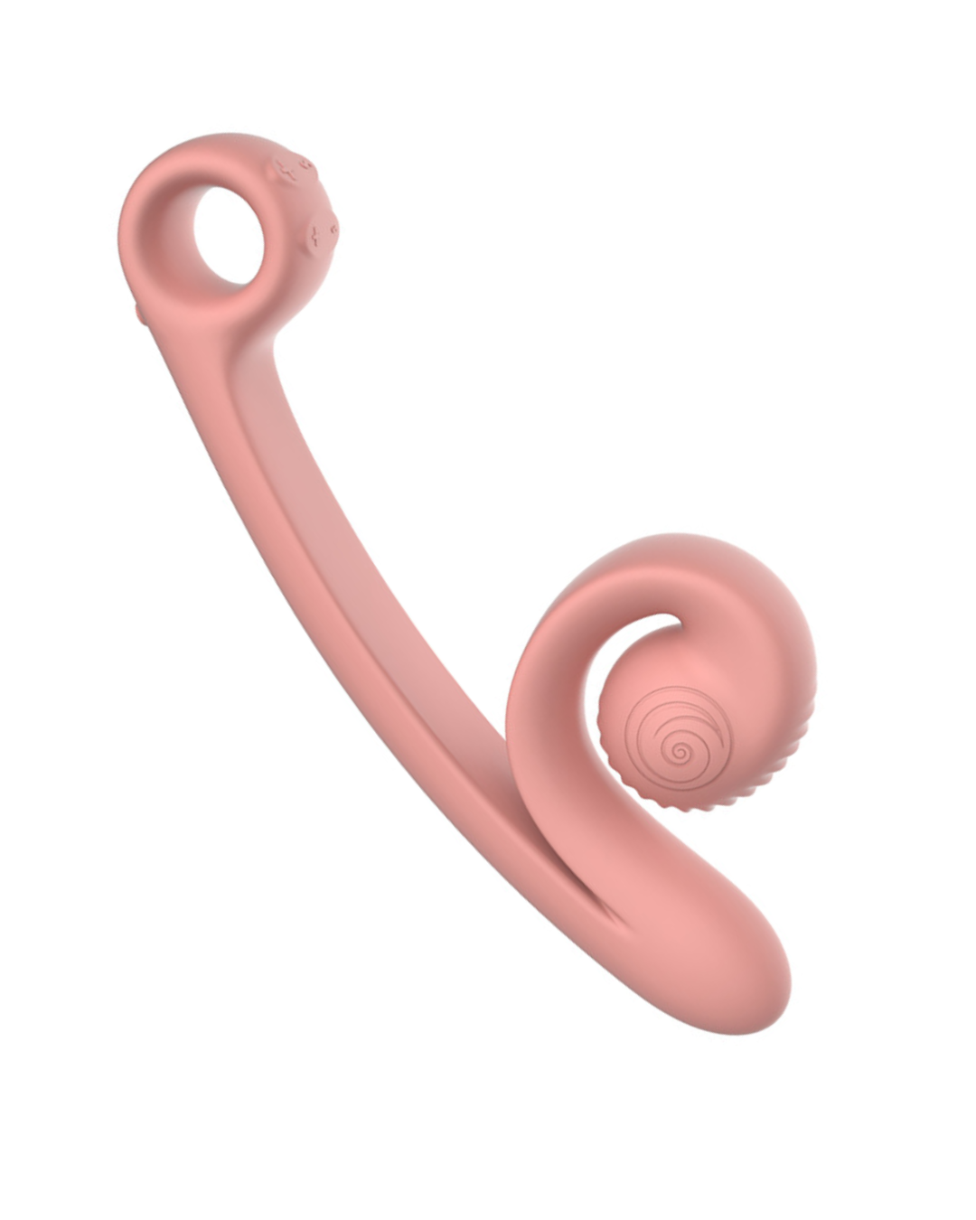Snail Vibe Curve Ultra Powerful 2 Motor Dual Stimulating Vibrator - Peach