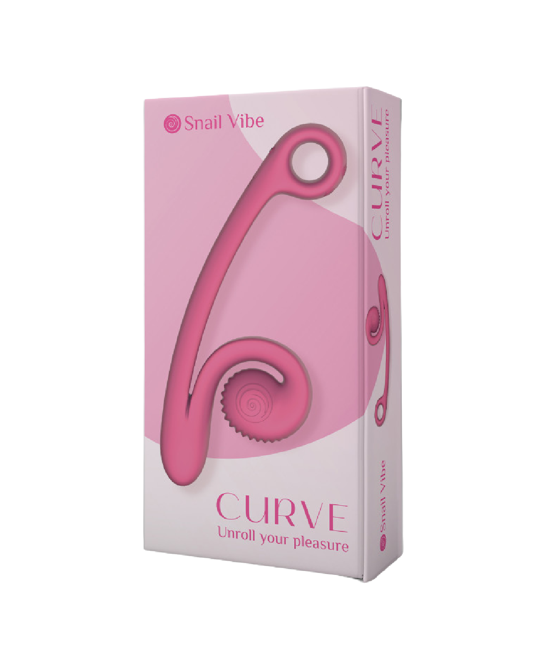 Snail Vibe Curve Ultra Powerful 2 Motor Dual Stimulating Vibrator - Pink