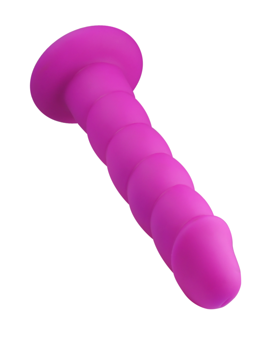 Suga Daddy 9.5 Inch Swirled Purple Silicone Dildo close up of tip
