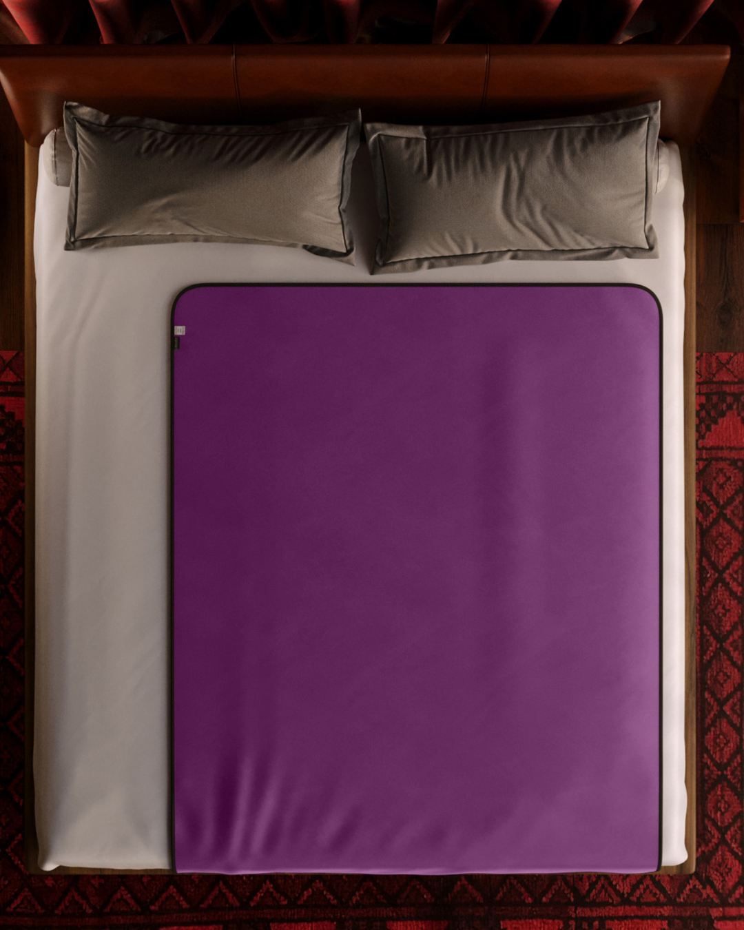 Liberator Fascinator Throw Velvety Purple Waterproof Sex Blanket