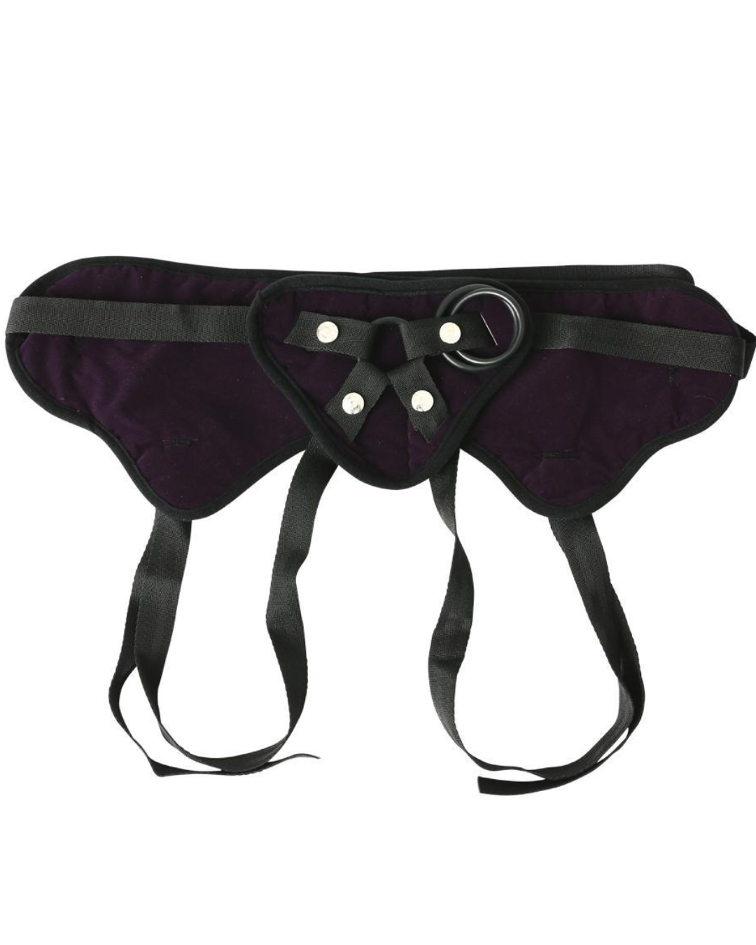 Sportsheets Plus Size Beginners Strap On Harness - Purple front view