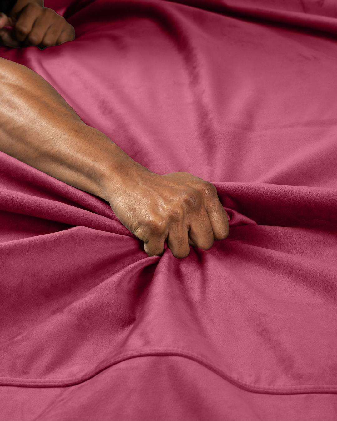 Liberator Fascinator Throw Velvety Red Waterproof Sex Blanket