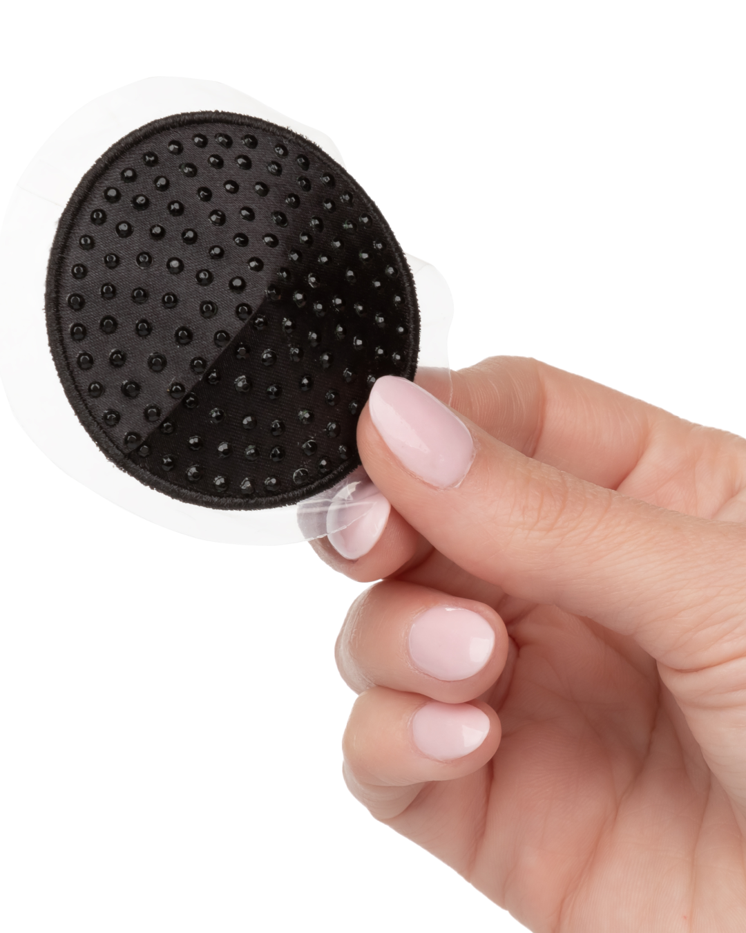 Radiance™ Round Reusable Black Pasties with Gem Accents
