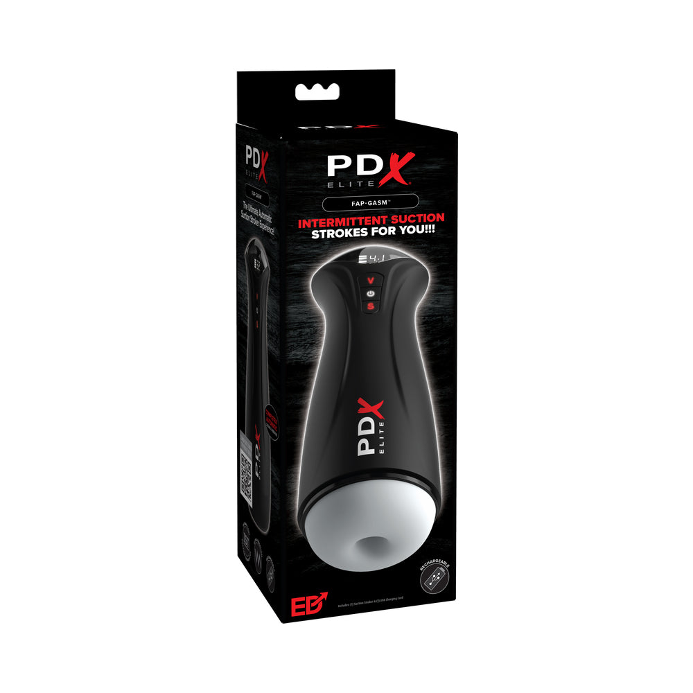 Sucking Vibrating Men's Masturbator - PDX Elite Fap-Gasm PleasureCurve Sucking Vibrating Men's Masturbator - PDX Elite Fap-Gasm PleasureCurve