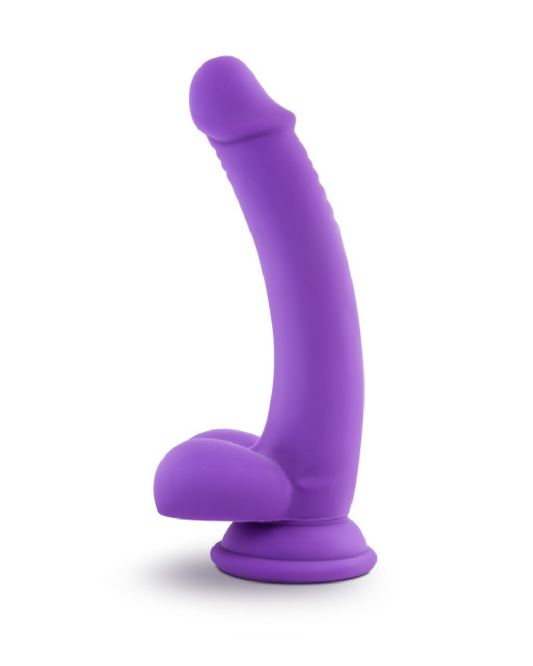 D Thang Long Slim Purple Silicone Suction Cup Dildo