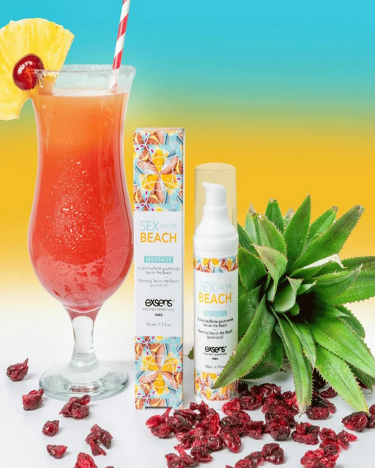 Exsens Sex on the Beach Flavored Warming Massage Oil 50ml