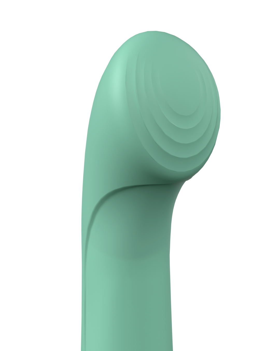 Screaming O Primo G-Spot Vibrator with Finger Loop up close view of textured tip 