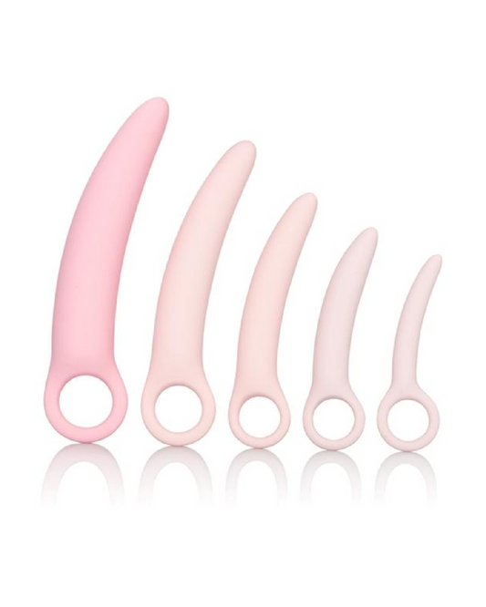 Inspire Silicone Vaginal Dilators Kit 5 piece pink set 