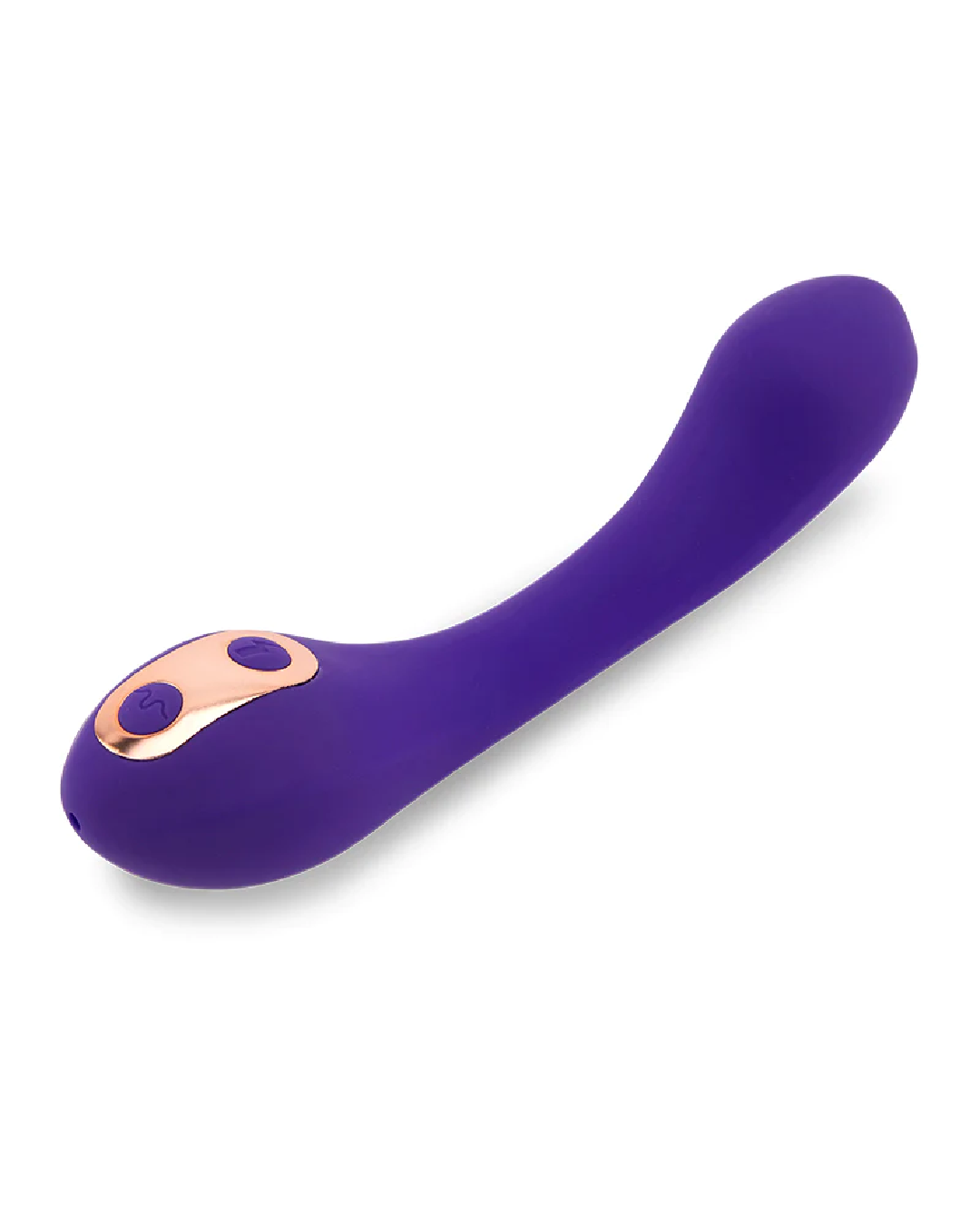 Sensuelle Libi Flexible G-Spot Vibrator - Purple on an angle 