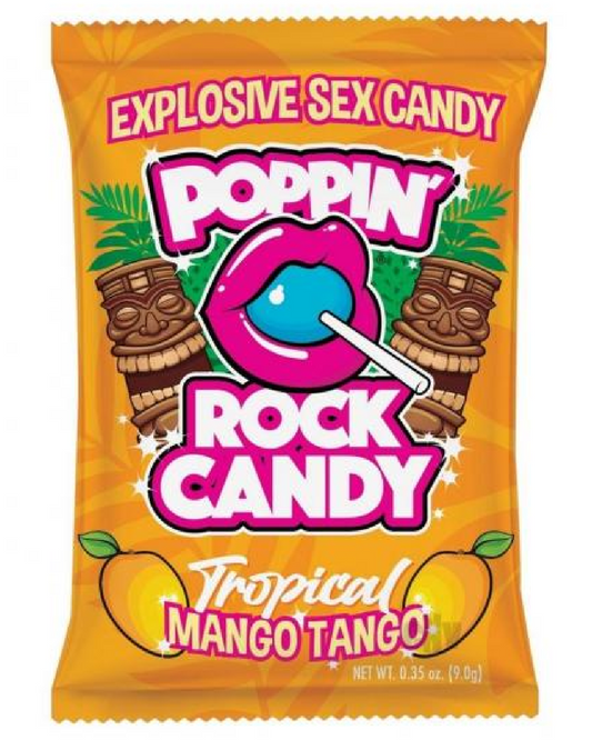 Rock Candy Popping Candy -Mango Tango orange package