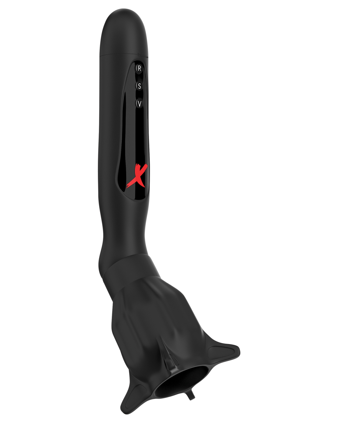 PDX Roto Sucker Suction and Vibration Penis Stroker  side view 