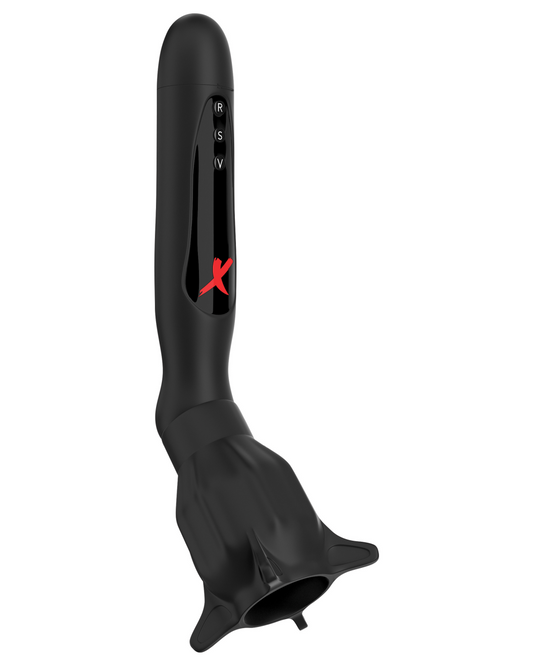 PDX Roto Sucker Suction and Vibration Penis Stroker  side view 