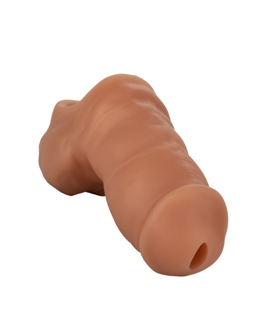 Packer Gear STP Stand To Pee Hollow Silicone Packer - Chocolate