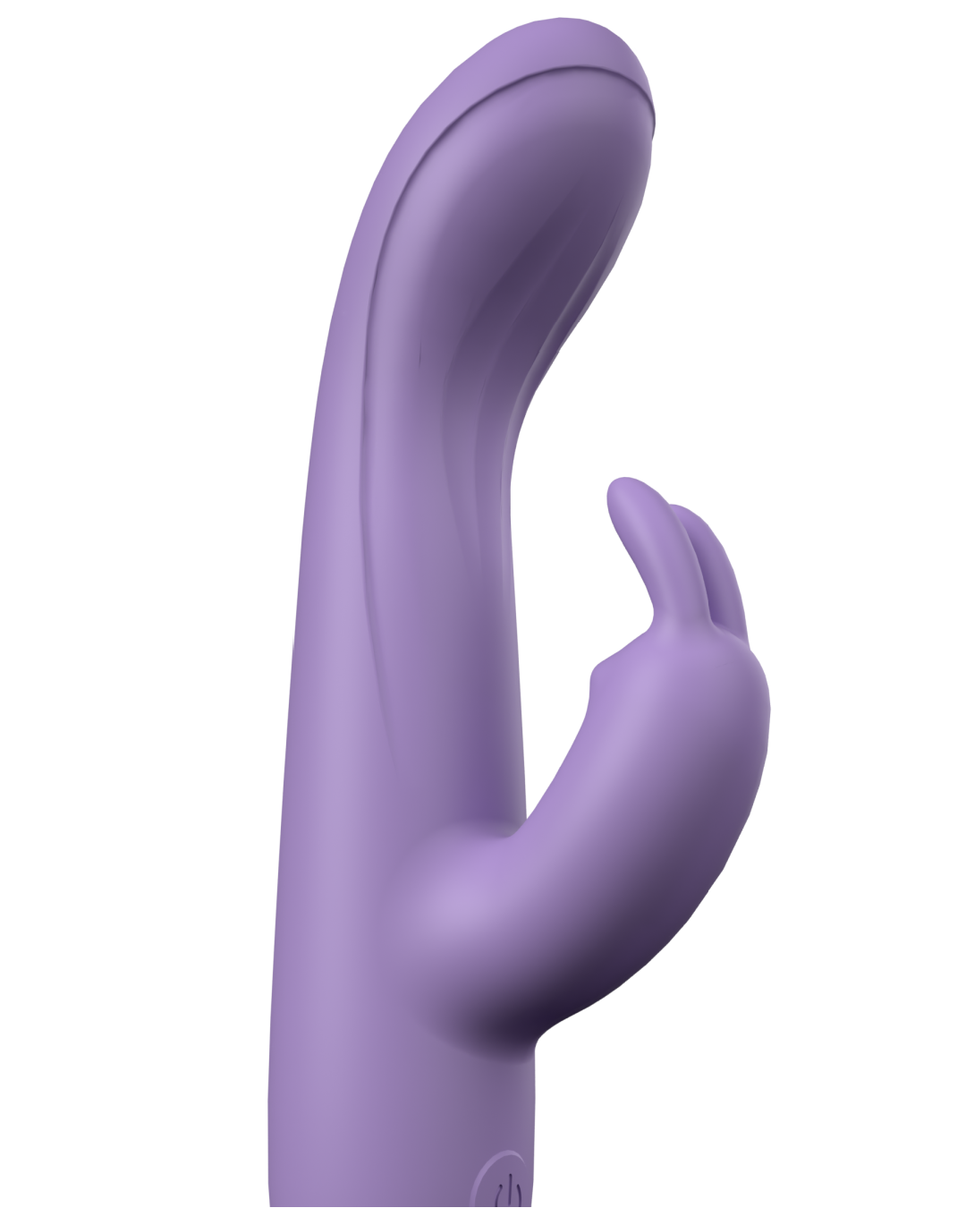 Screaming O Primo Rabbit Vibrator with Finger Loop  close up of shaft and rabbit ears 