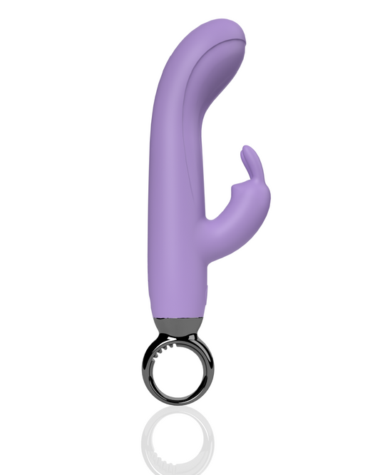 Screaming O Primo Rabbit Vibrator with Finger Loop  side view 