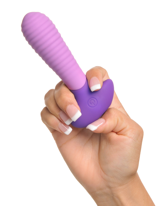 Teaser Long Textured Vibrating Butt Plug