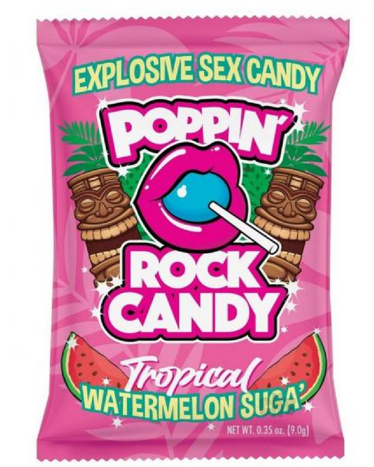 Rock Candy Popping Candy - watermelon pink  packag