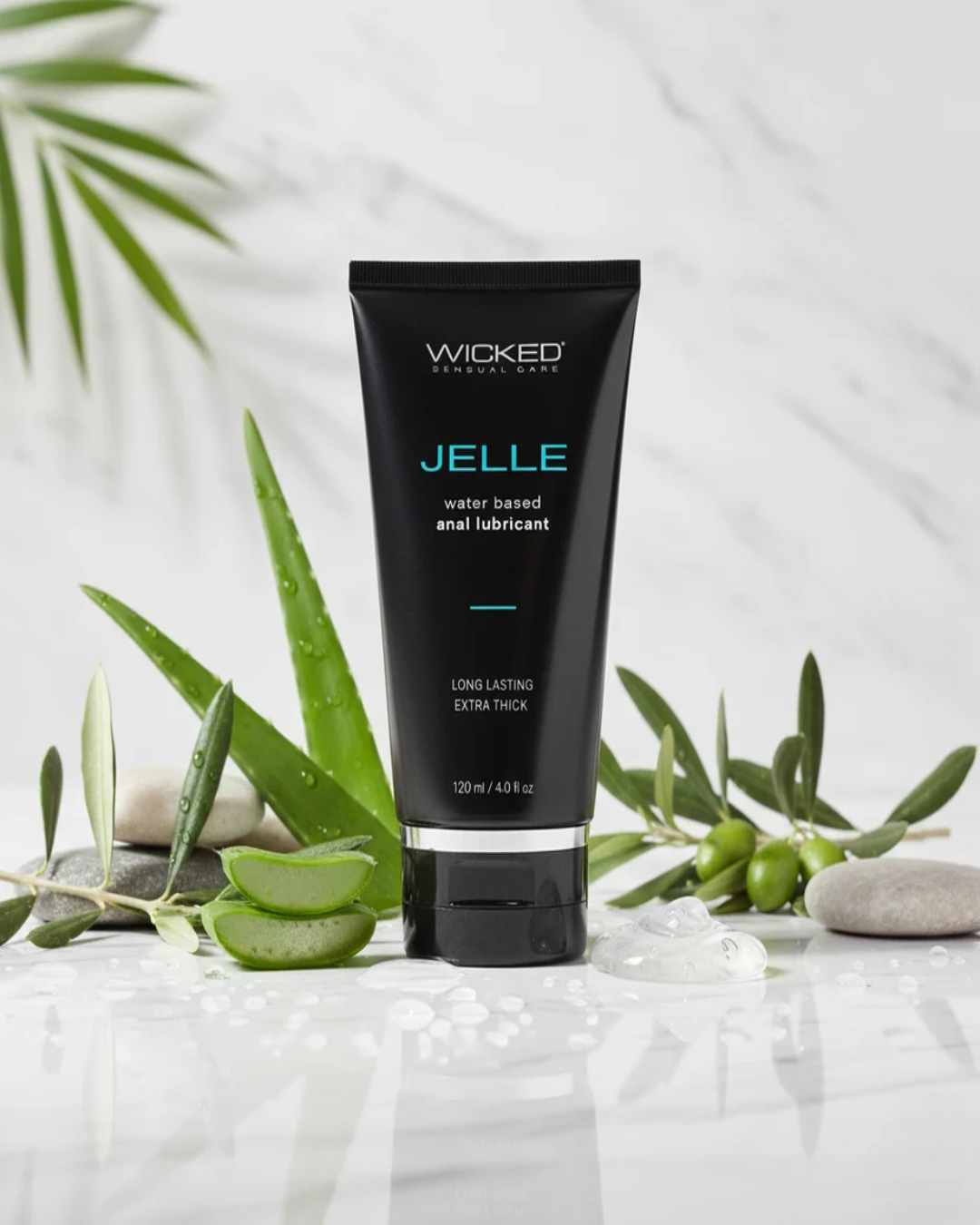Wicked Anal Jelle Water Based Anal Lube with Aloe