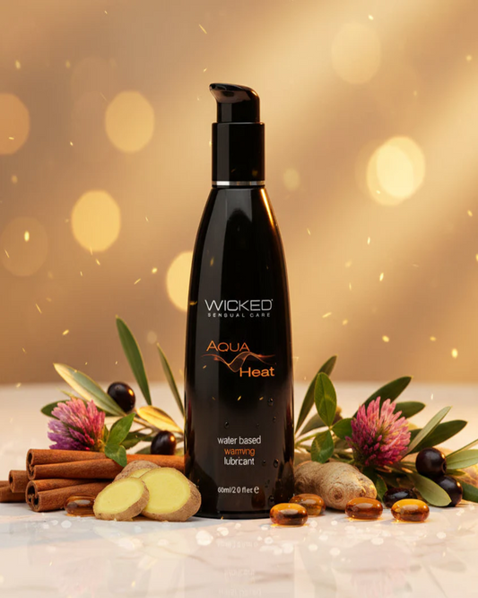 Wicked Aqua Heat Water Based Warming Lubricant 2 oz.