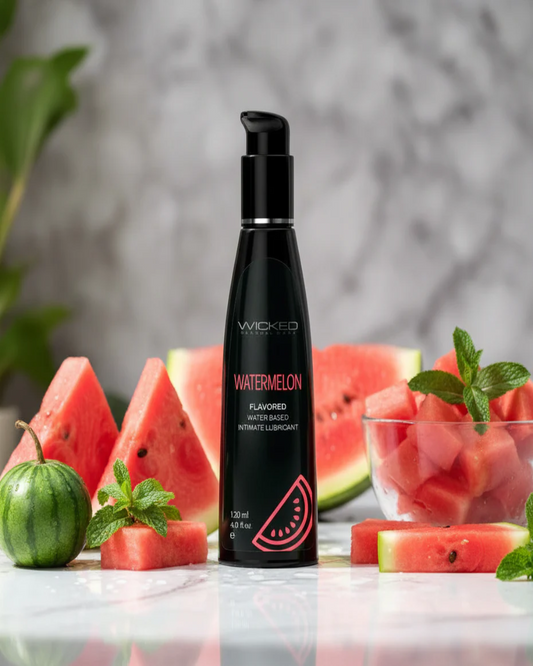 Wicked Aqua Watermelon Flavored Water Based Lubricant Various Sizes