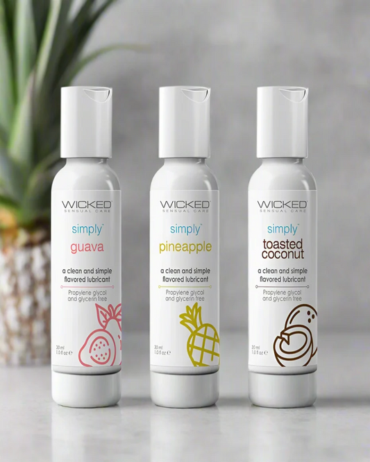 Wicked Tropical Flavors Water-Based Lubricant Travel Trio
