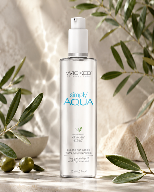 Wicked Simply Aqua Water Based Lubricant Various Sizes