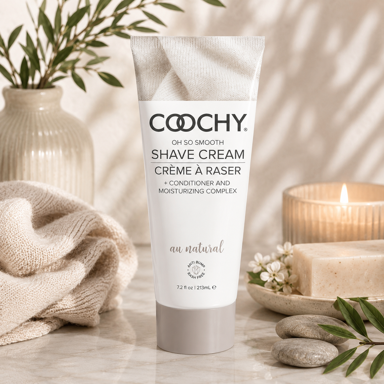 Coochy Oh So Smooth Shave Cream - Au Natural (Fragrance Free)