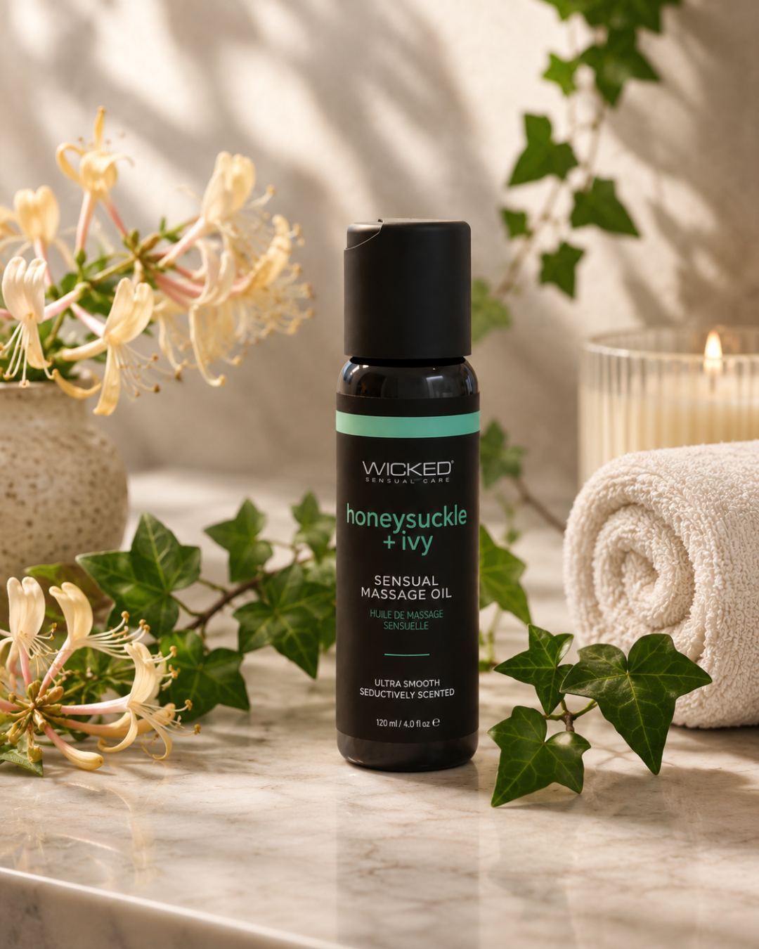 Wicked Honeysuckle and Ivy Sensual Massage Oil