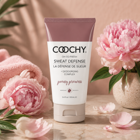 Coochy Sweat Defense & Moisture Wicking Lotion - Peony Prowess 3.4  oz