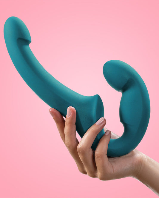 Fun Factory Share Lite Silicone Double Dildo - Deep Sea Blue