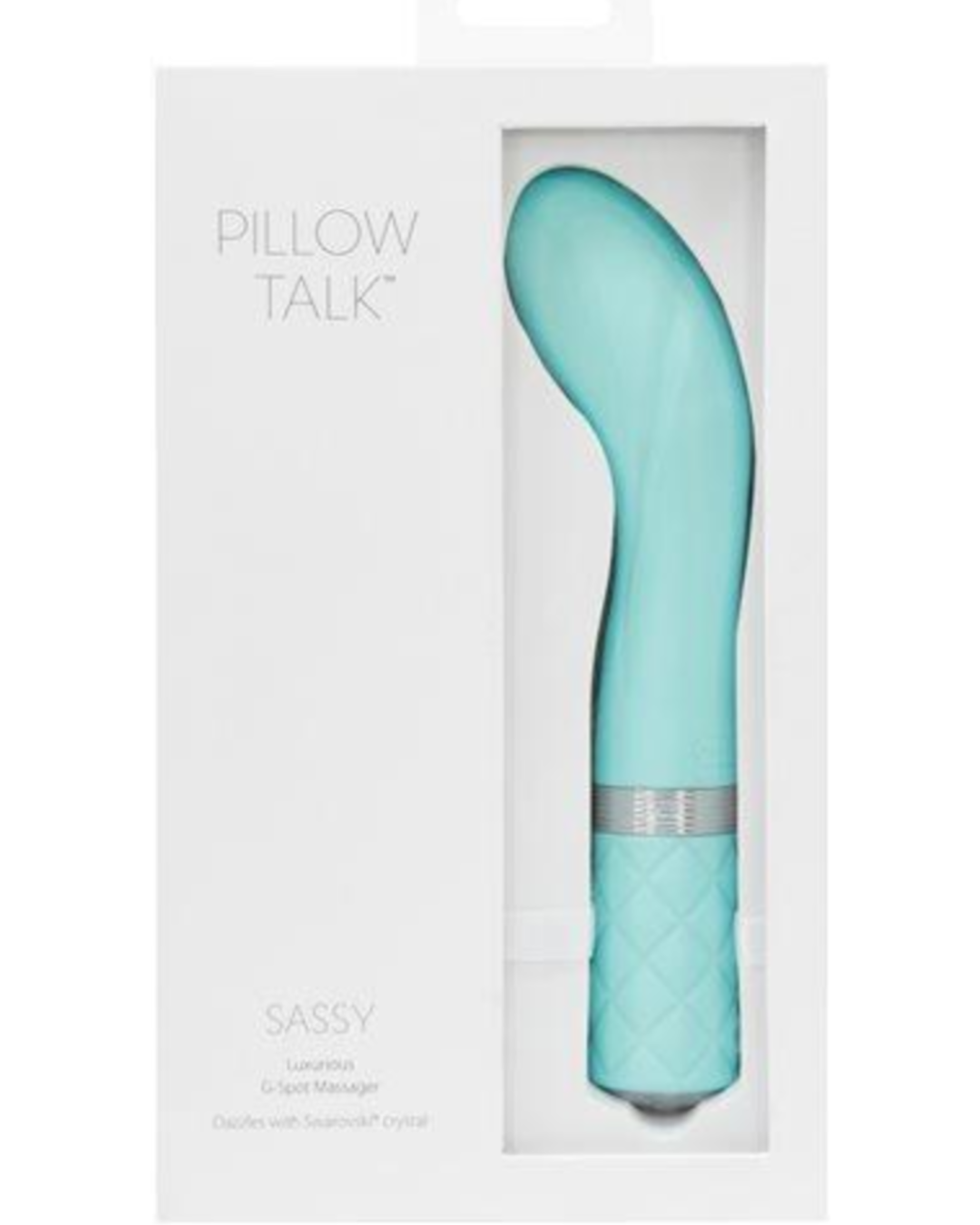 Pillow Talk Sassy G-spot Vibrator by BMS - Teal box