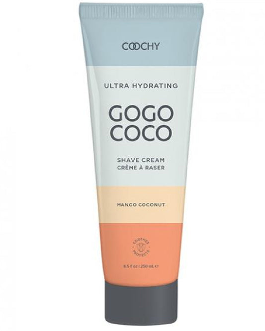 Coochy Ultra Hydrating Shave Cream- Mango Coconut 8.5oz front of bottle