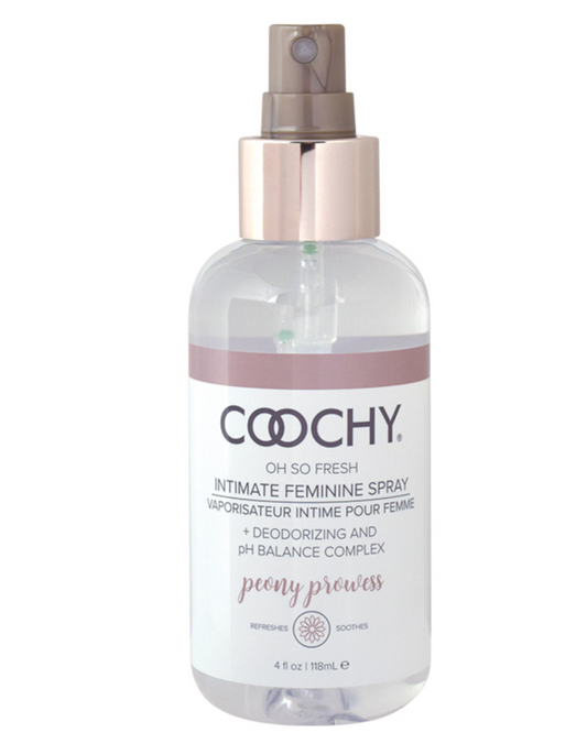 Coochy Intimate Feminine Spray - Peony Prowess 4 oz front of bottle