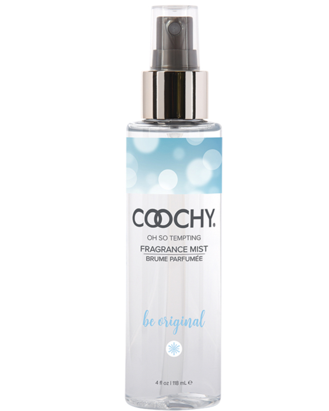 Coochy Fragrance Mist - Be Original 4 oz front of bottle
