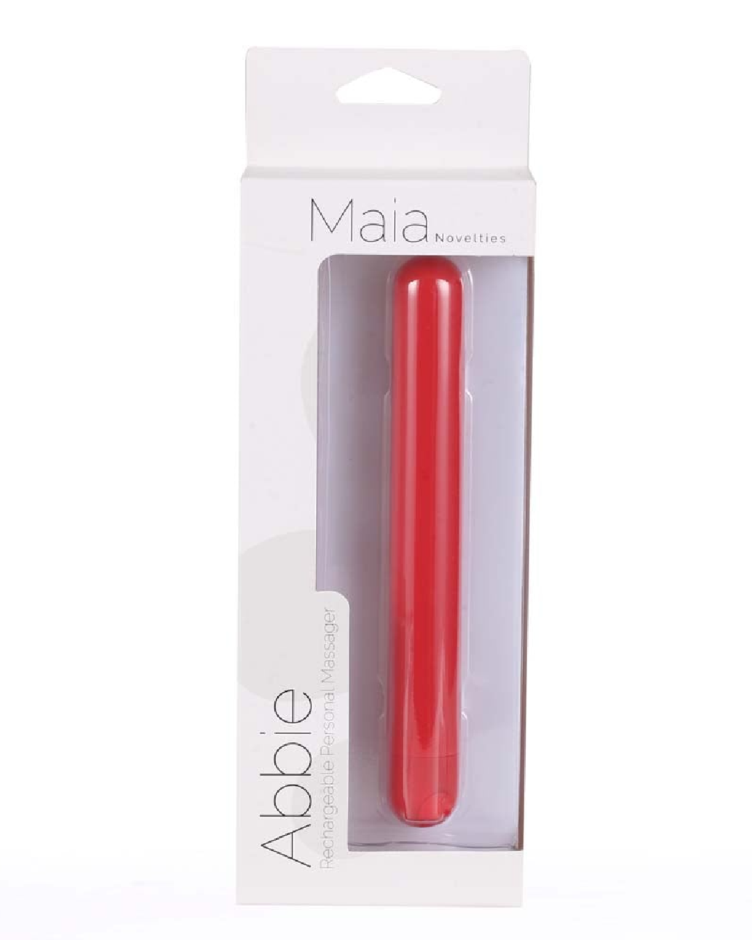Abbie X-Long Super Charged Red Bullet Vibrator in the box