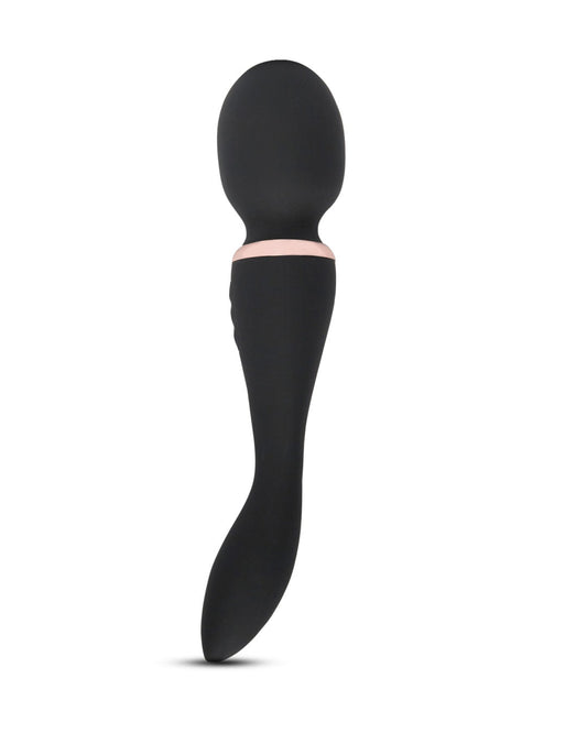 Alluvion XLR8 Powerful Double Ended Bendable Wand - Black on a white background