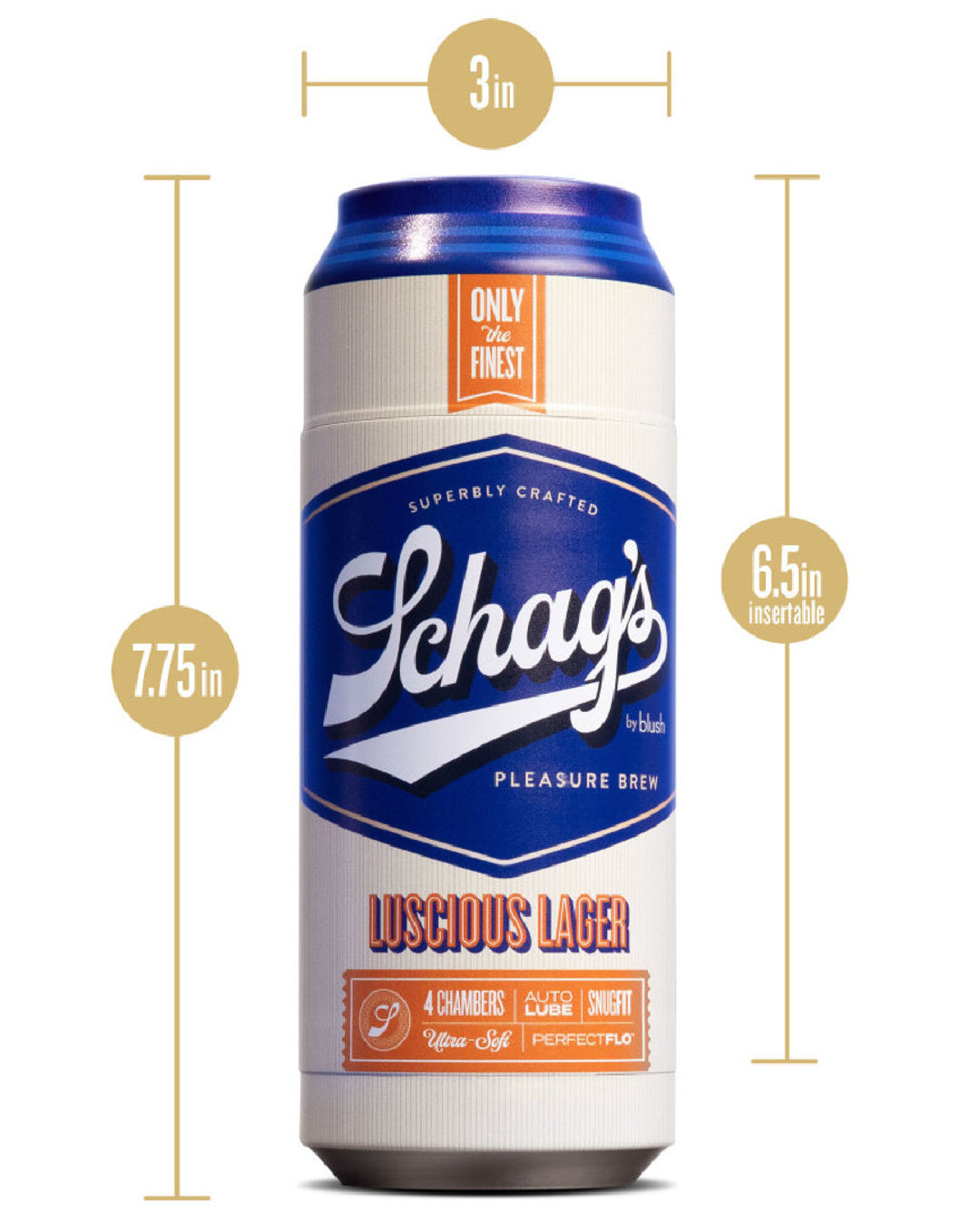 Schag's Luscious Lager Self-Lubricating Penis Stroker