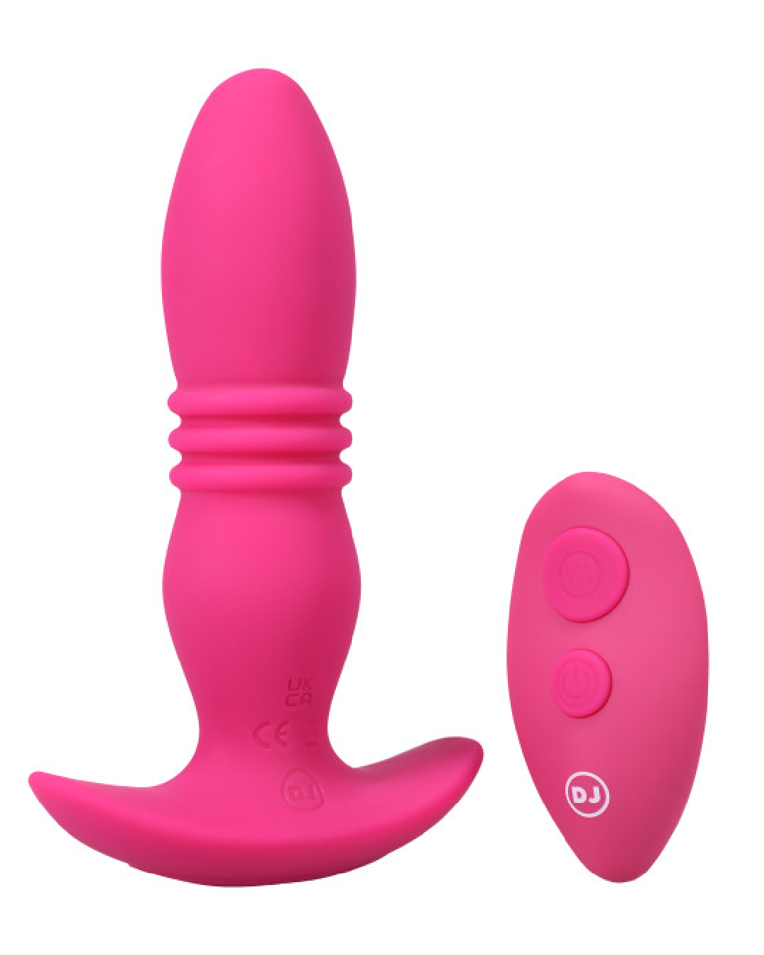 A-Play Rise Thrusting Anal Plug with Remote - Pink