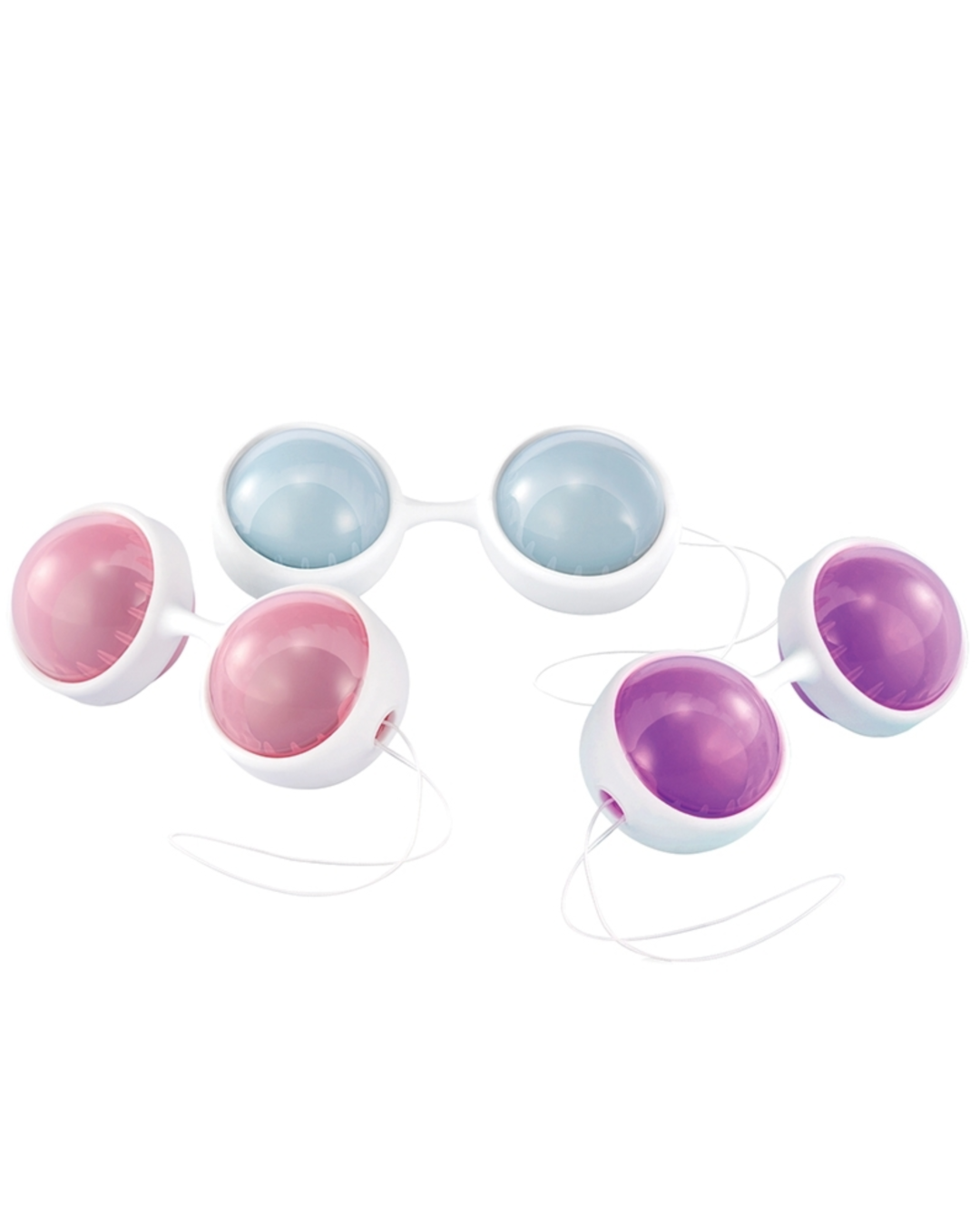Lelo Beads Plus Size Kegel Exercisers  beads on white background 