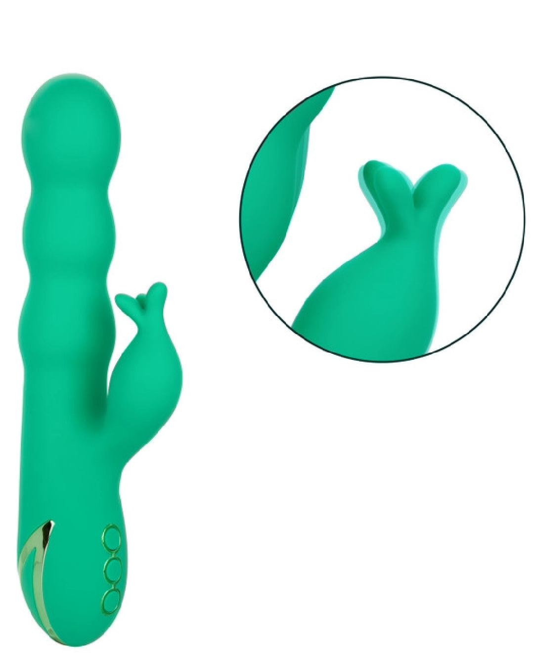 California Dreaming Sonoma Satisfyer Dual Stimulation Vibrator with inset graphic showing movement 