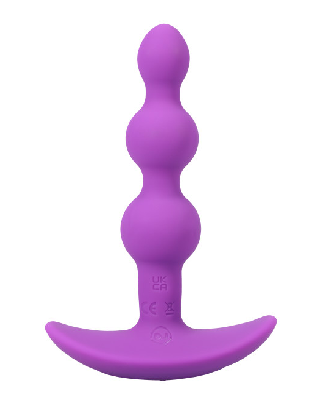 A-Play Beaded Vibrating Anal Beads with Remote - Purple