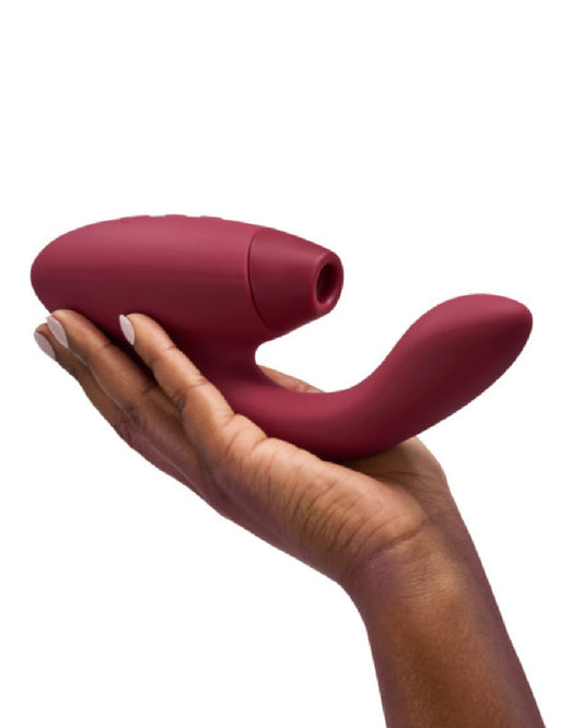 Womanizer Duo 2 Pleasure Air Clitoral & G-Spot Rabbit - Bordeaux